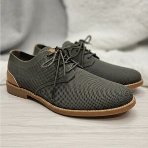 VILOCY Men's Dark Green Oxford Shoes Sz 10.5-11